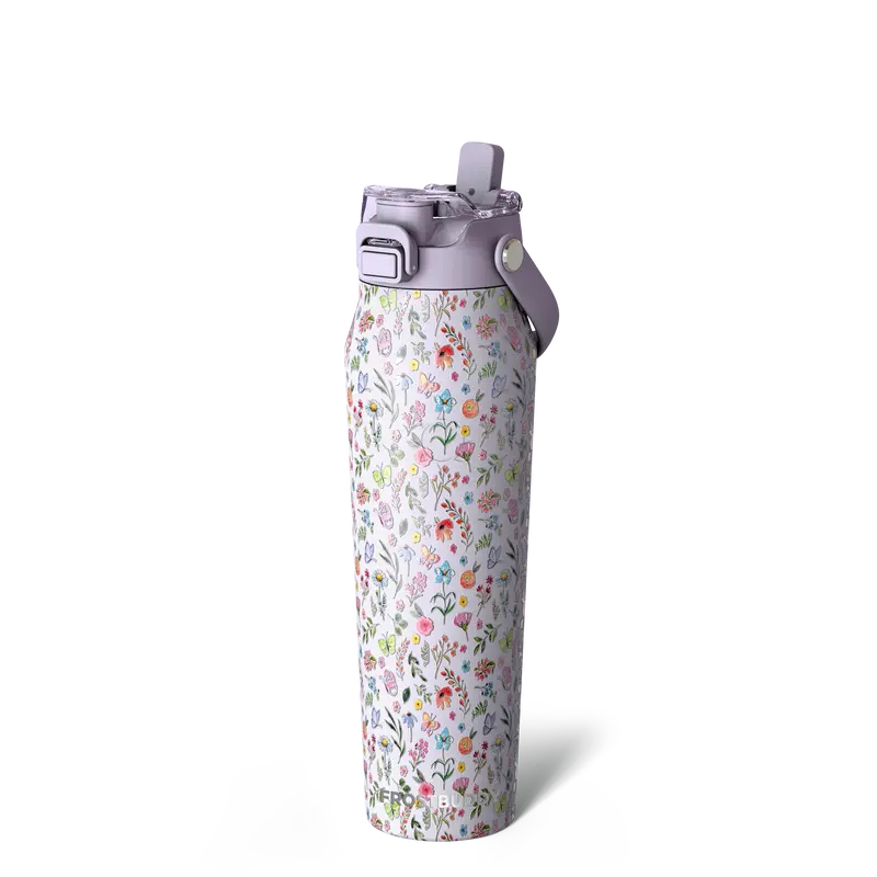 Bottle Buddy - Dual Function lid Water Bottle - Stainless Steel - Double Wall Insulated
