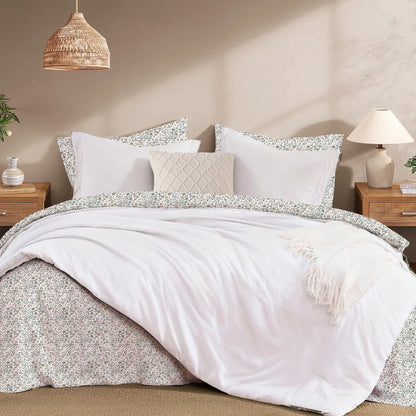 ☁️ 7-Piece Coastal Microfiber Comforter Set with Storage Pockets