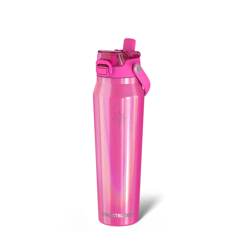 Bottle Buddy - Dual Function lid Water Bottle - Stainless Steel - Double Wall Insulated