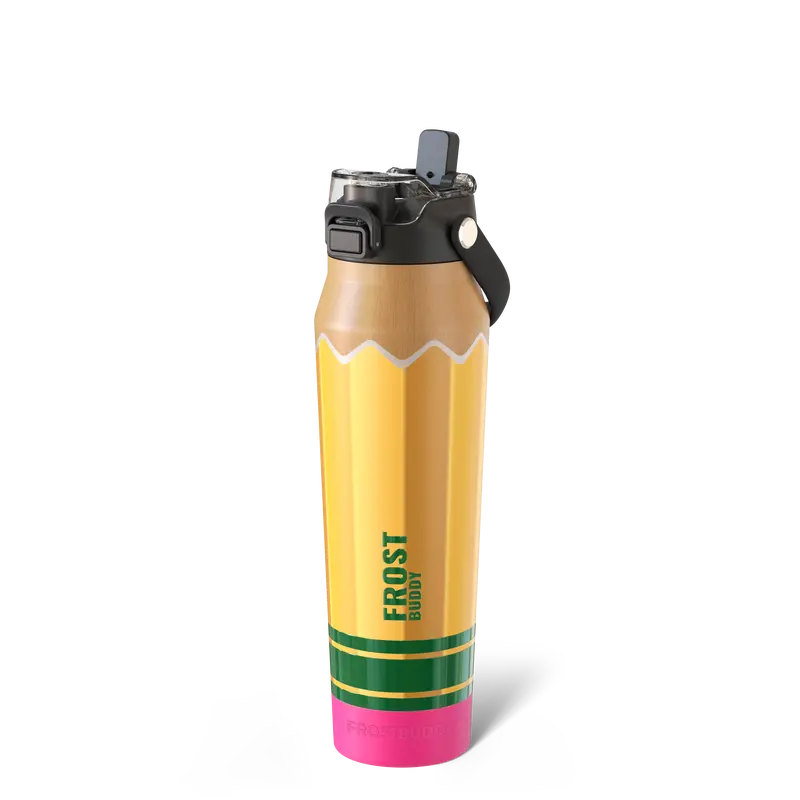 Bottle Buddy - Dual Function lid Water Bottle - Stainless Steel - Double Wall Insulated