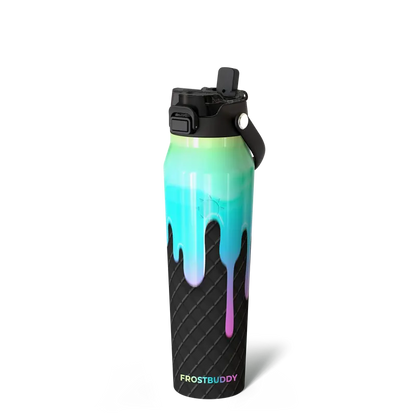 Bottle Buddy - Dual Function lid Water Bottle - Stainless Steel - Double Wall Insulated