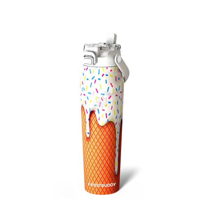 Bottle Buddy - Dual Function lid Water Bottle - Stainless Steel - Double Wall Insulated