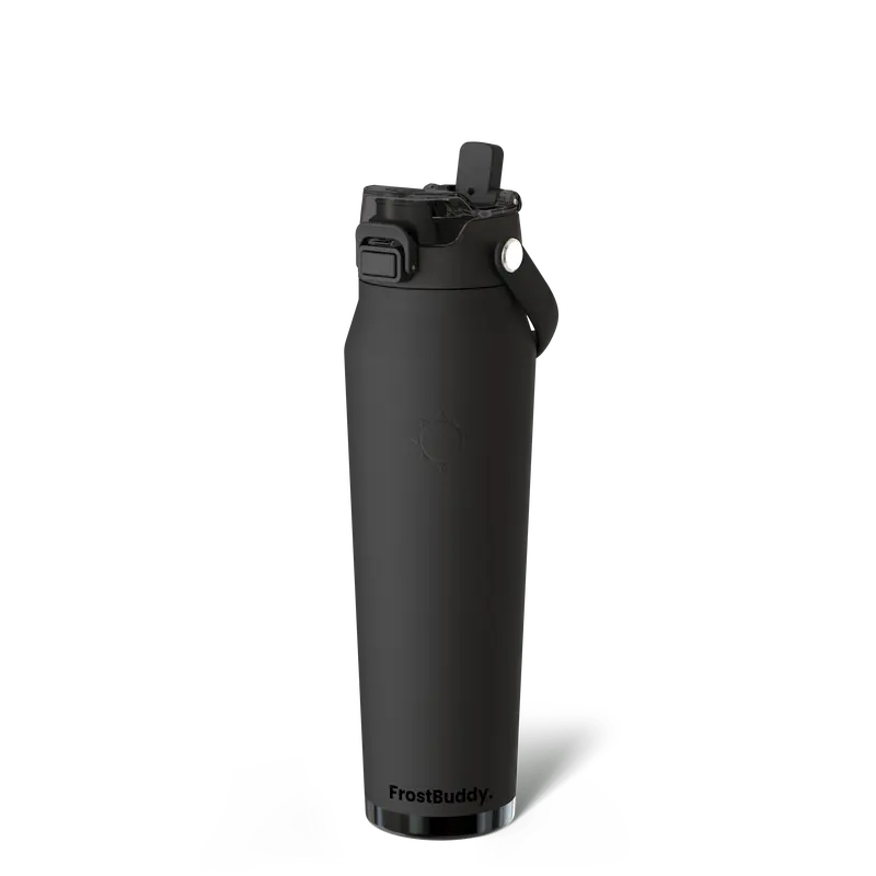Bottle Buddy - Dual Function lid Water Bottle - Stainless Steel - Double Wall Insulated