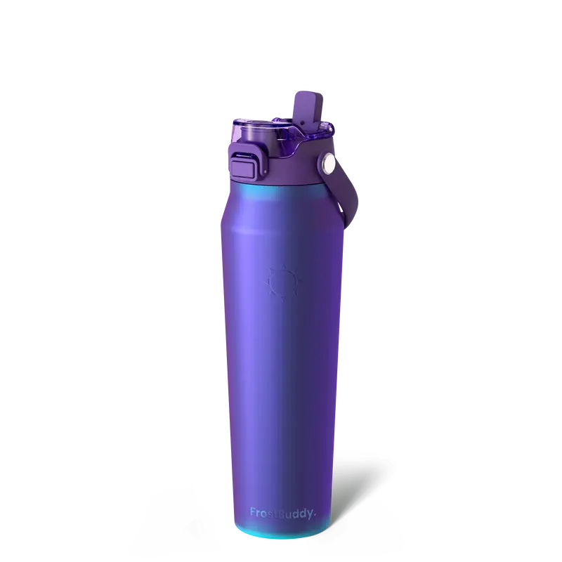 Bottle Buddy - Dual Function lid Water Bottle - Stainless Steel - Double Wall Insulated