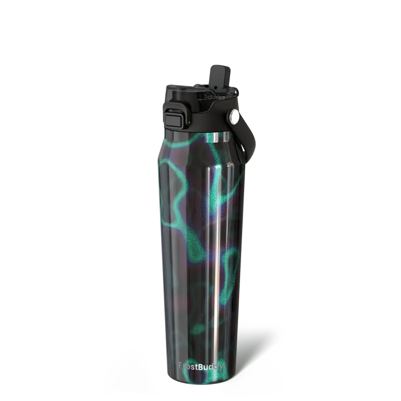 Bottle Buddy - Dual Function lid Water Bottle - Stainless Steel - Double Wall Insulated