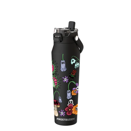 Bottle Buddy - Dual Function lid Water Bottle - Stainless Steel - Double Wall Insulated