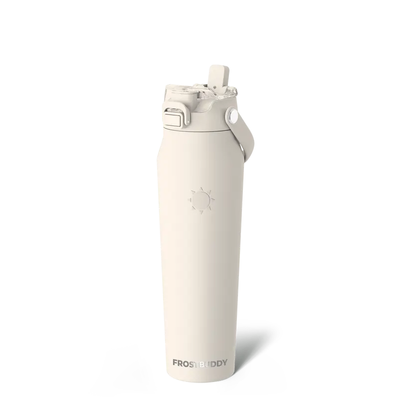 Bottle Buddy - Dual Function lid Water Bottle - Stainless Steel - Double Wall Insulated