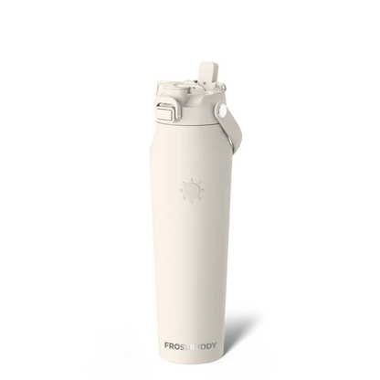 Bottle Buddy - Dual Function lid Water Bottle - Stainless Steel - Double Wall Insulated
