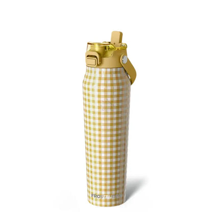 Bottle Buddy - Dual Function lid Water Bottle - Stainless Steel - Double Wall Insulated