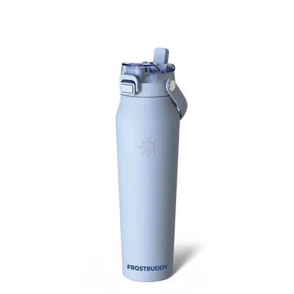 Bottle Buddy - Dual Function lid Water Bottle - Stainless Steel - Double Wall Insulated