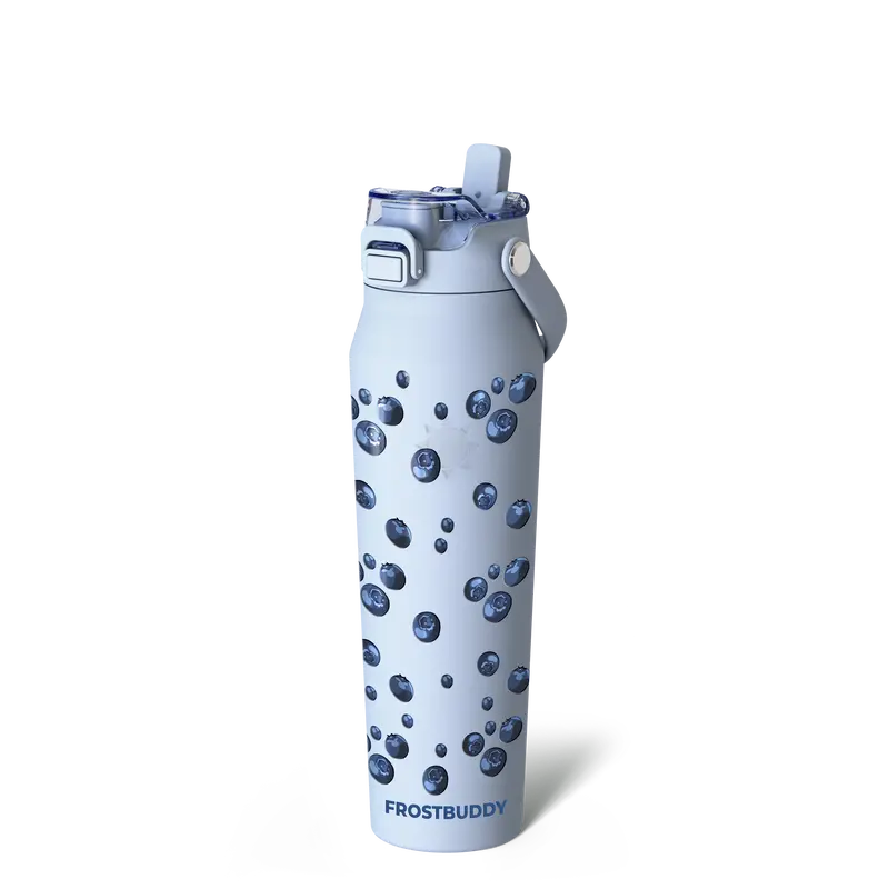 Bottle Buddy - Dual Function lid Water Bottle - Stainless Steel - Double Wall Insulated