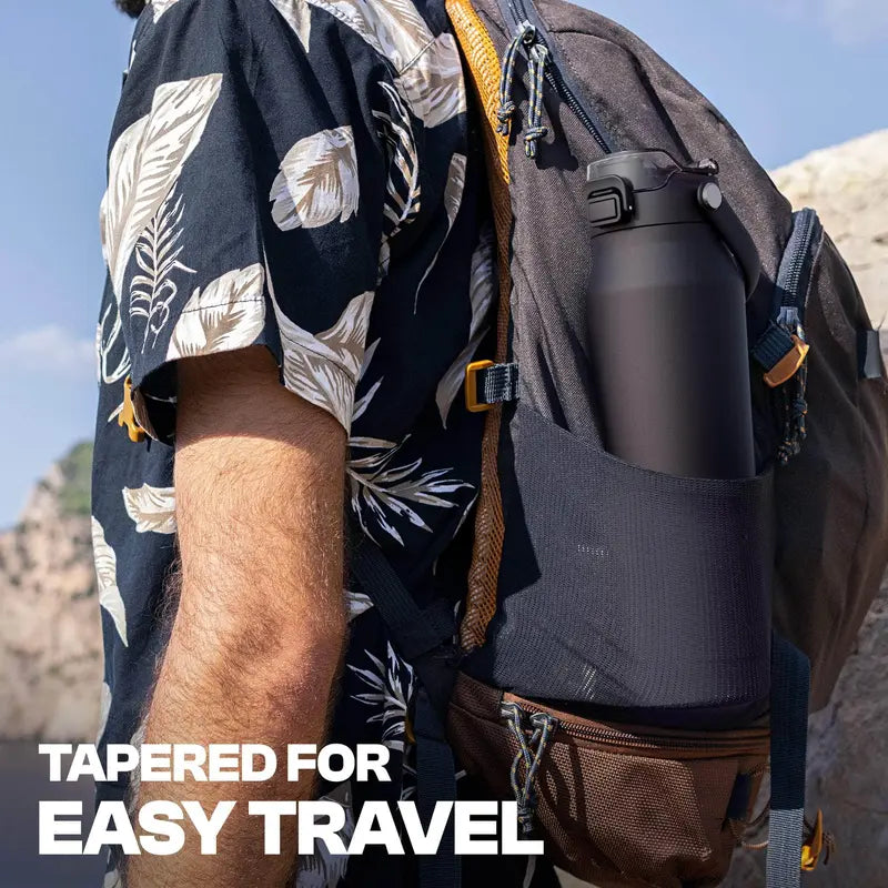 Bottle Buddy - Dual Function lid Water Bottle - Stainless Steel - Double Wall Insulated