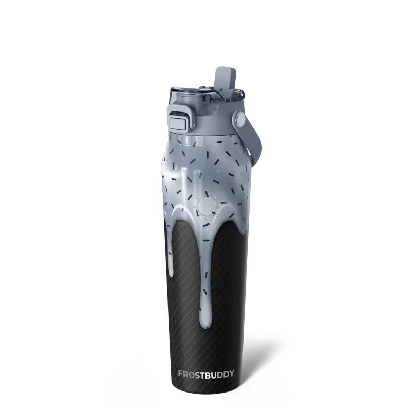Bottle Buddy - Dual Function lid Water Bottle - Stainless Steel - Double Wall Insulated