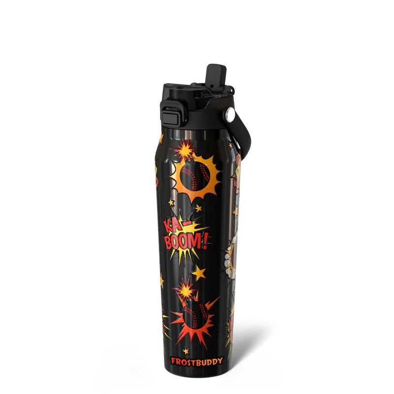 Bottle Buddy - Dual Function lid Water Bottle - Stainless Steel - Double Wall Insulated