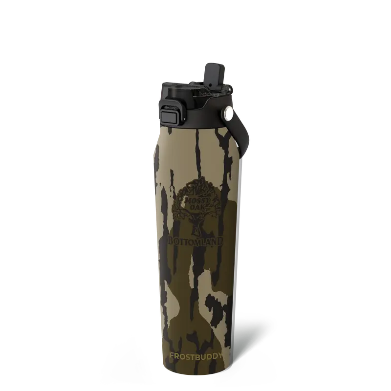 Bottle Buddy - Dual Function lid Water Bottle - Stainless Steel - Double Wall Insulated